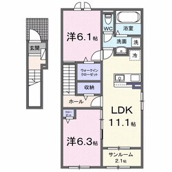 ラヴィエベールの物件間取画像